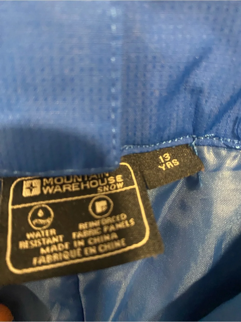 Mountain Hardwear Blue Kids Snow Pants